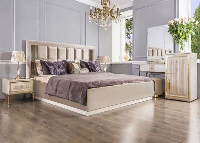 ЗАМИРА Кровать 1800 с мягким изголовьем
