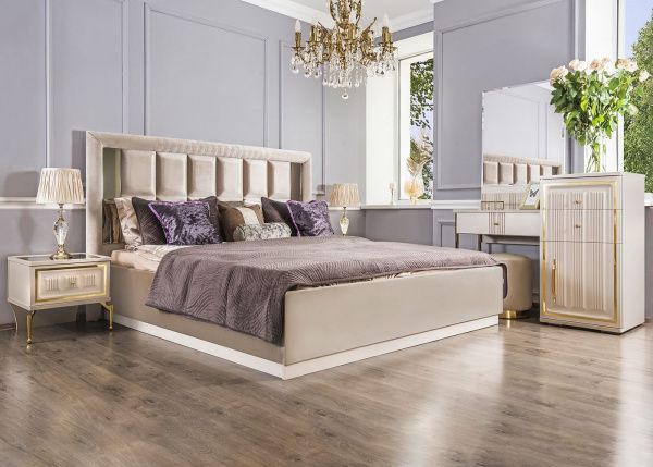 ЗАМИРА Кровать 1800 с мягким изголовьем