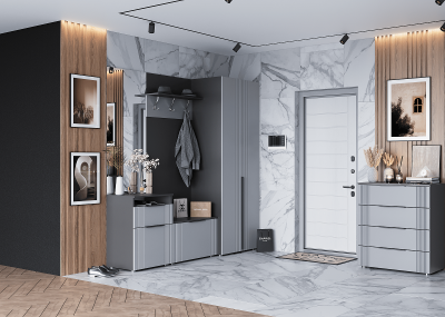 МС ВИТА Шкаф 2-ств с полками (штанга в комплекте) 700х520х2200 с/м 2993